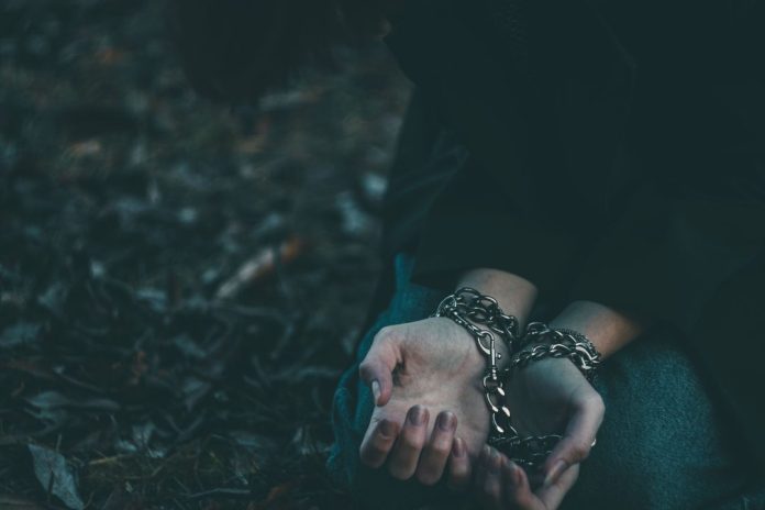 Person wearing silver chain